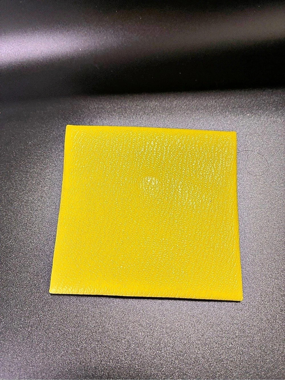 Hermès Calvi Card Holder Yellow